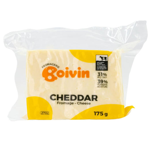 Block cheddar (fresh daily)