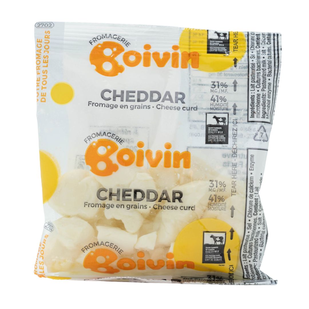 Cheddar curds (fresh daily)