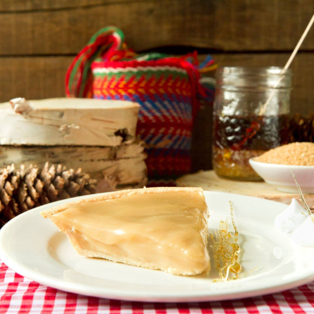 Tarte au sucre et sirop d’érable