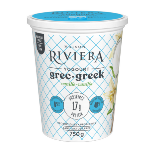 Vanilla Greek yogurt 0% 