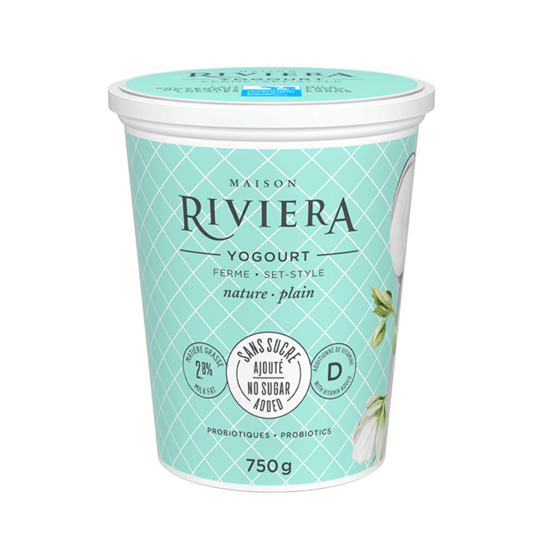 Yogourt ferme nature sans sucre ajouté - Distribution MV